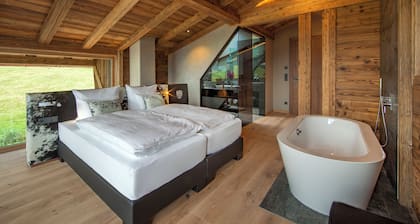 Chalet/Casa maravillosa, en las montañas en la pista de esquí de Kitzbühel