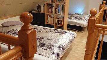 2 Schlafzimmer, Zimmersafe, kostenloses WLAN, Bettwäsche