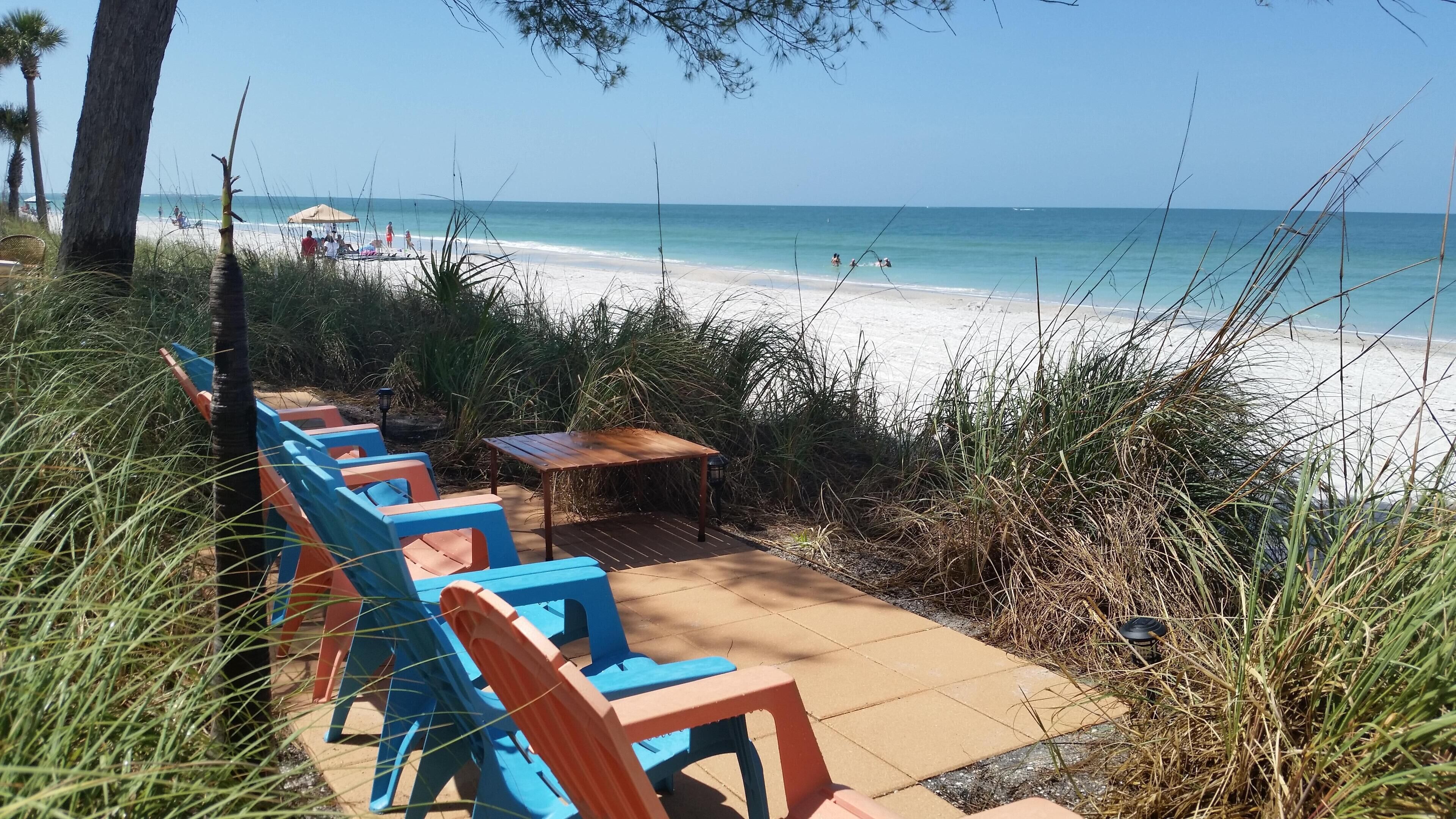 Awesome direct Gulf front condo. 1 Bedroom   large private ground floor Patio. 