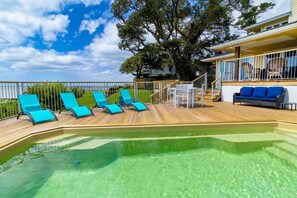 屋外プール、温水プール