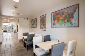 Free daily self-service breakfast