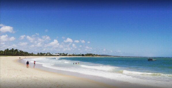 Beach nearby, white sand