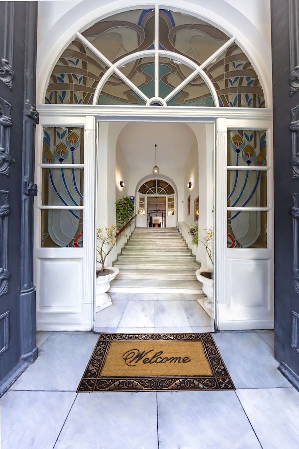 Fachada de la propiedad