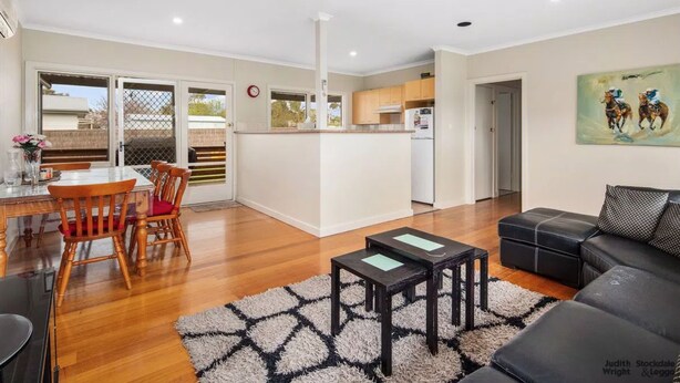 Family House, 3 Bedrooms | Living area | 55-inch plasma TV with digital channels, TV, DVD player - Holiday Home in Phillip Island (Cowes)
