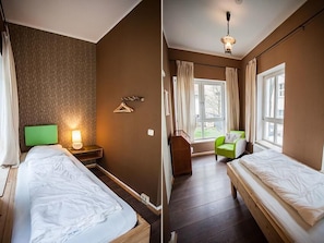 Soundproofing, free WiFi, bed sheets
