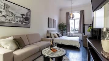 Premium bedding, in-room safe, individually decorated, desk