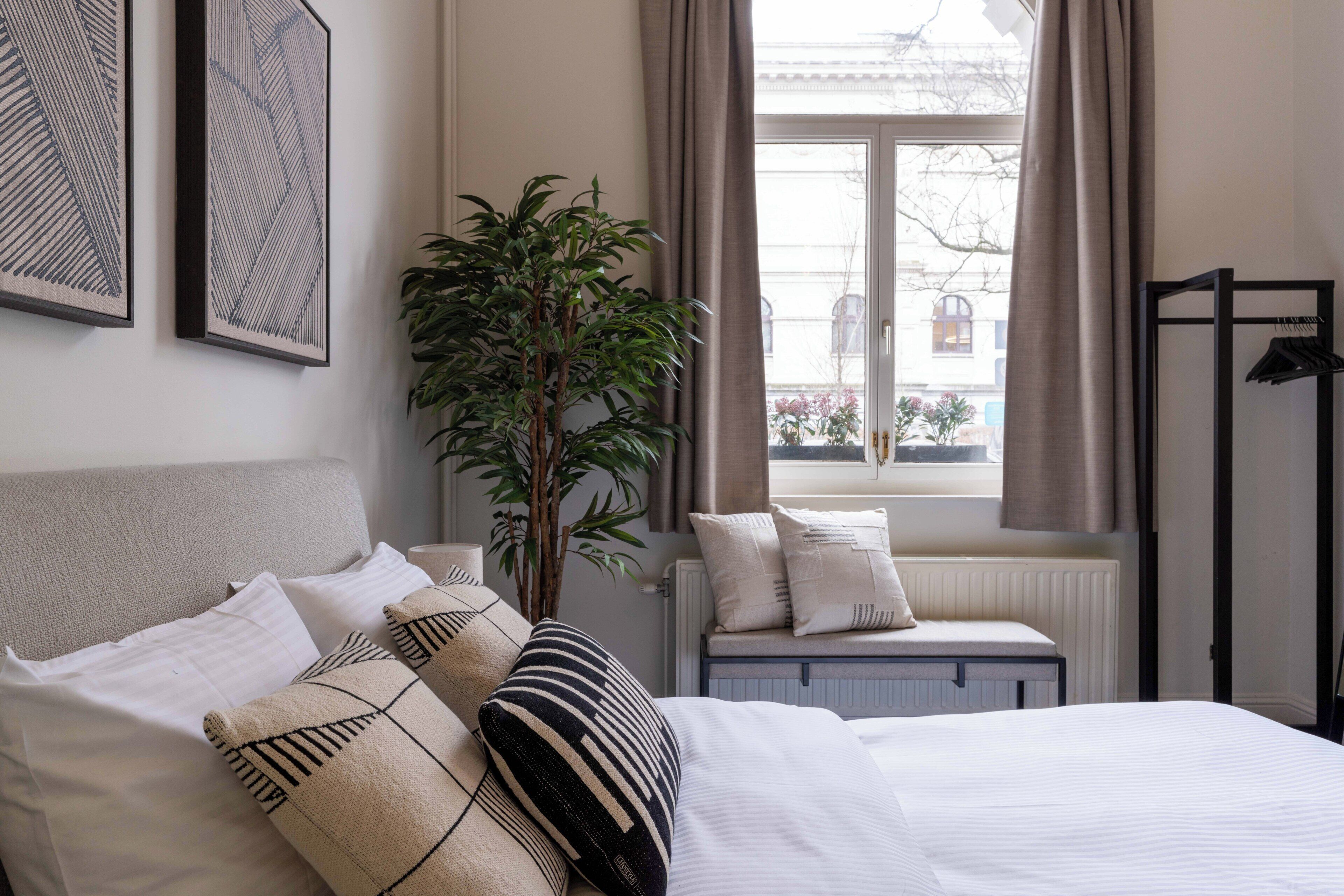 Premium bedding, in-room safe, individually decorated, desk