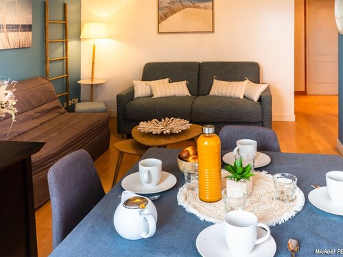 Studio in Guidel 100m from the beach with parking