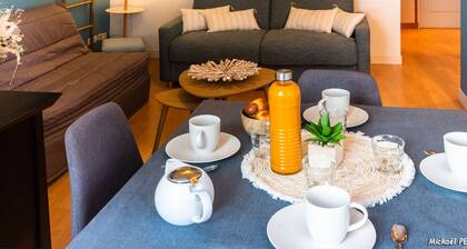 Studio in Guidel 100m from the beach with parking