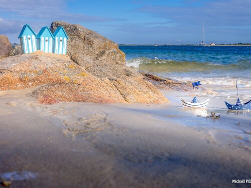 Studio in Guidel 100m from the beach with parking