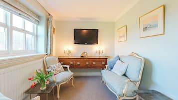 Deluxe dubbelrum | Vardagsrum | Platt-tv