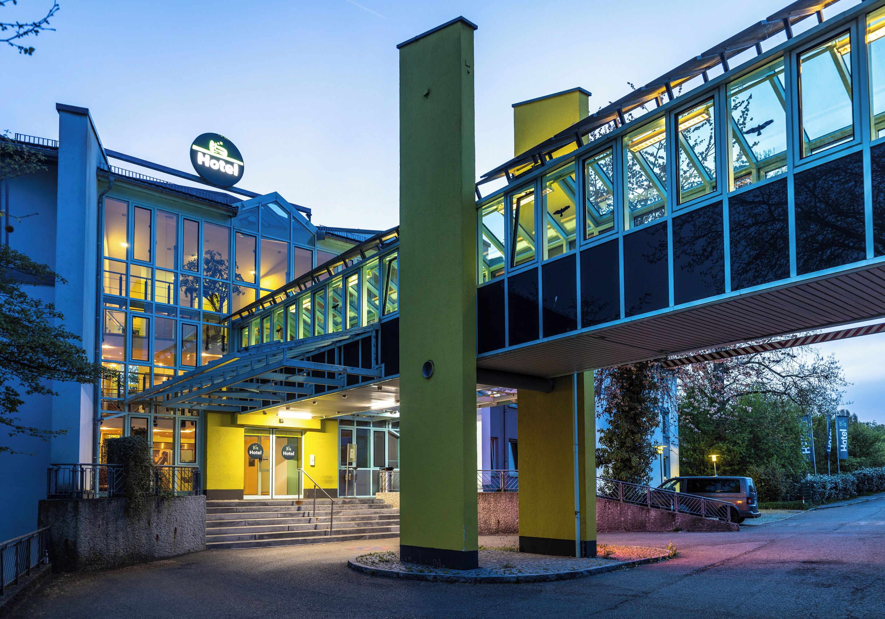 Fassade der Unterkunft