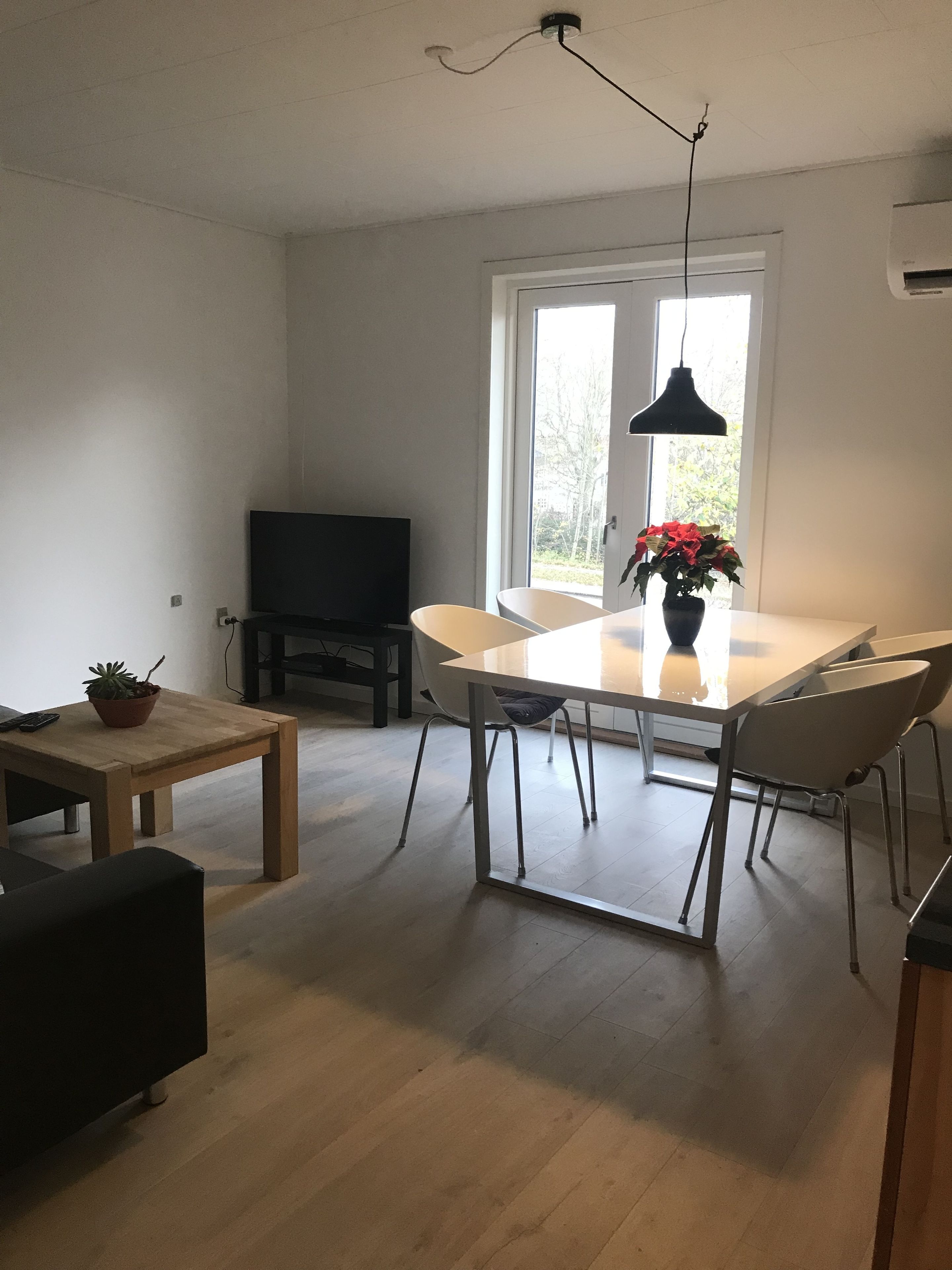 apartment, non smoking, partial lake view (anneks 1) | living area | tv