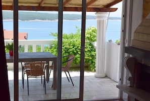 Panoramic-Apartment, Meerblick (Free sauna) | Zimmersafe, Verdunkelungsvorhänge, kostenloses WLAN, Bettwäsche