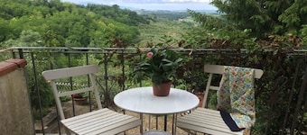 Terriciolla, Toscana hermoso apartamento con impresionantes vistas
