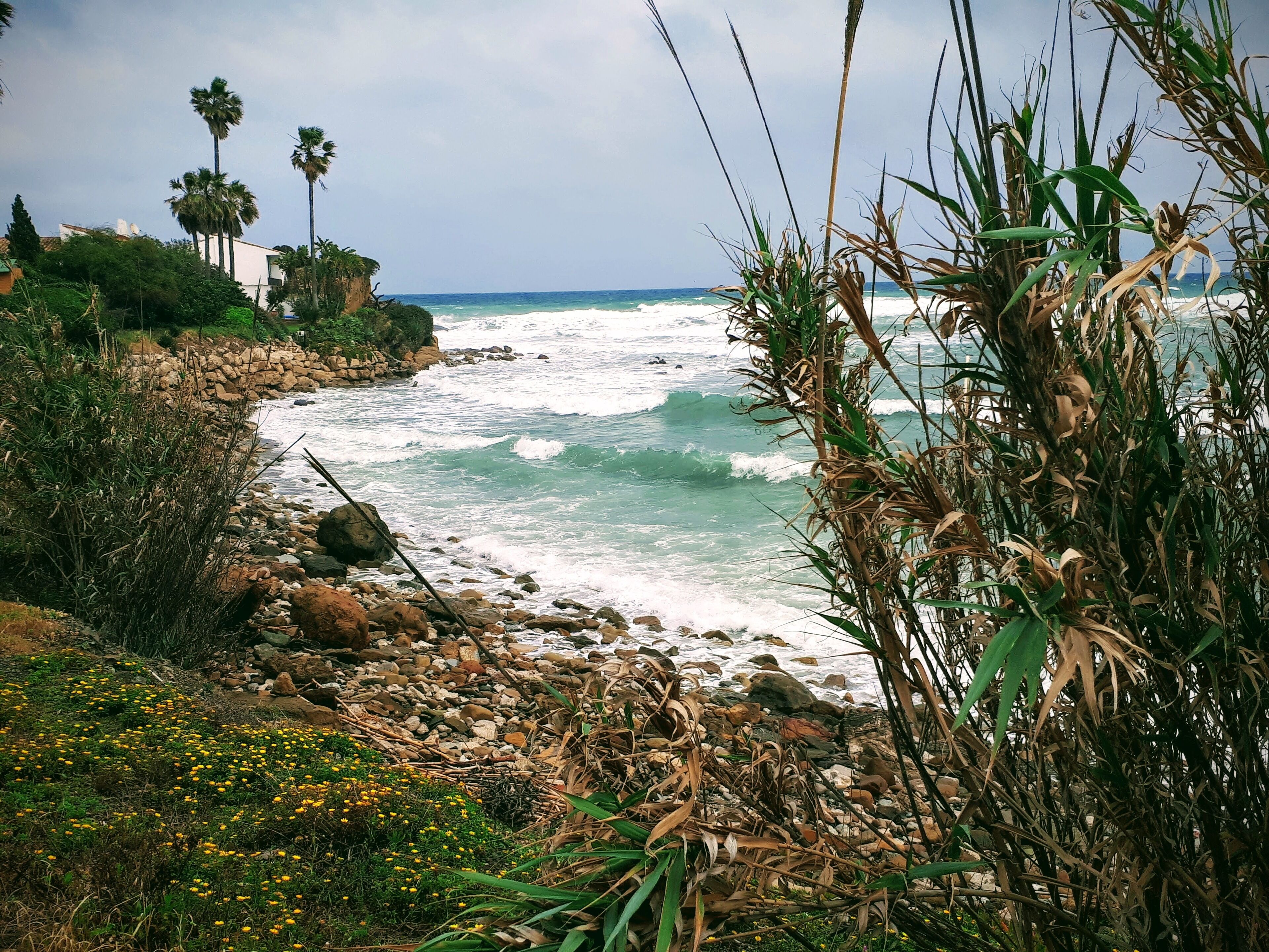 Plage à proximité, chaises longues