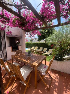 Outdoor dining - Paradisiac house in Vilamoura (Vilamoura)