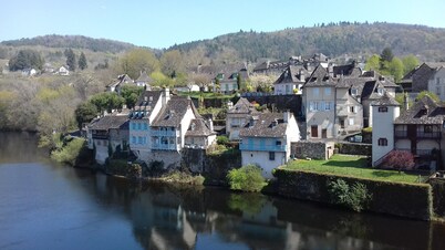 HOUSE WITH HEATED SWIMMING POOL* ON THE BANKS OF THE DORDOGNE WIFI OFFERED 