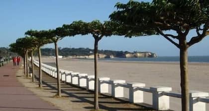 Apart. w/ panoramic sea view facing beach for 6 people, Saint-Georges-de-Didonne