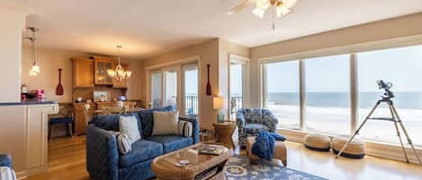 Una televisión, una chimenea, libros