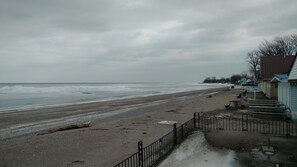 On the beach