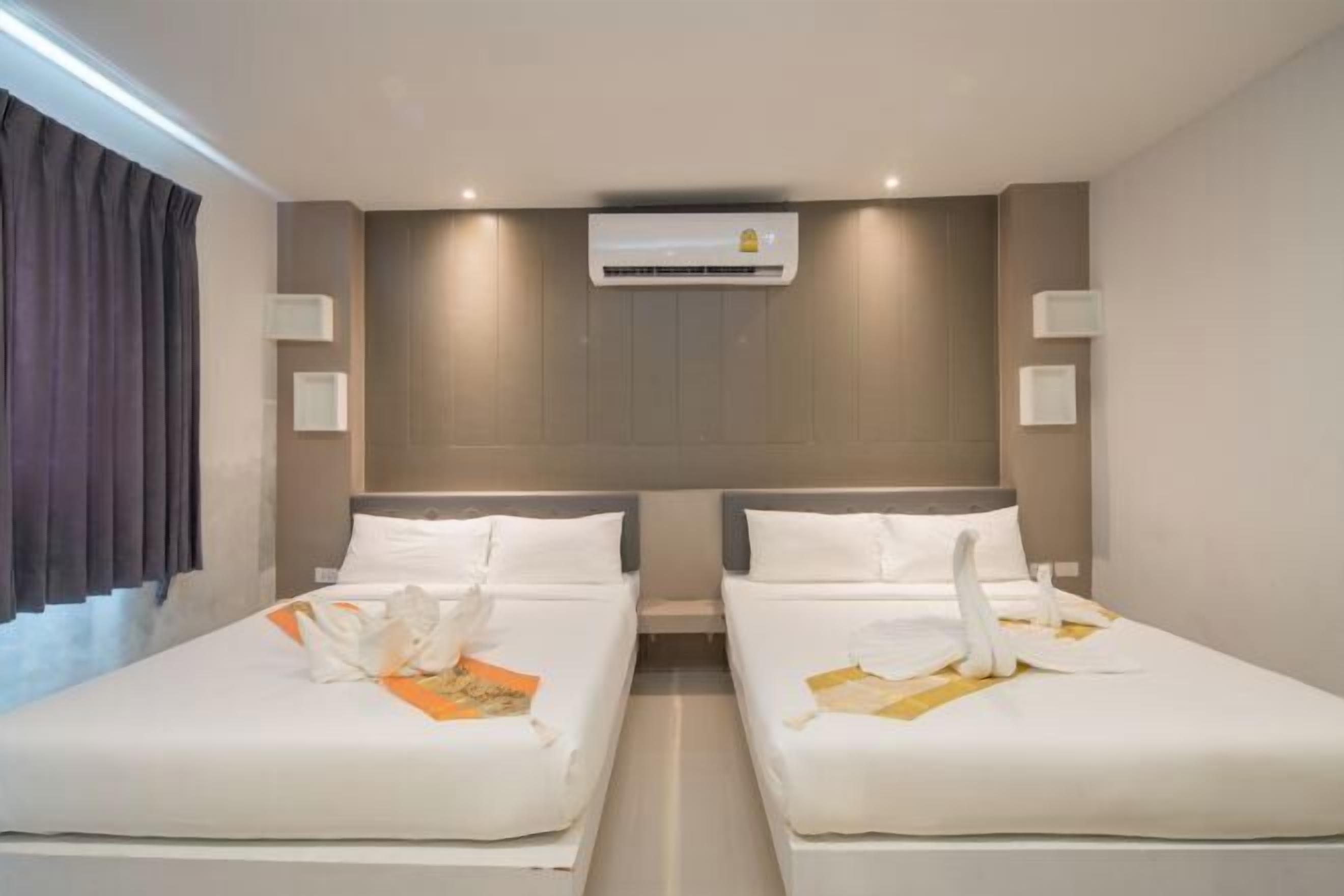 In-room safe, desk, blackout curtains, soundproofing