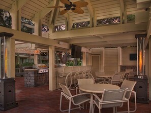 Outdoor dining - Marriott Villa at Sea Pines (Hilton Head Island)