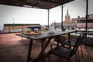 Apartment, Sea View | Terrace/patio - Casa Giuliana (Lipari)