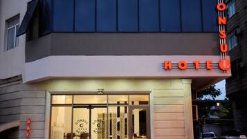 Front of property – evening/night