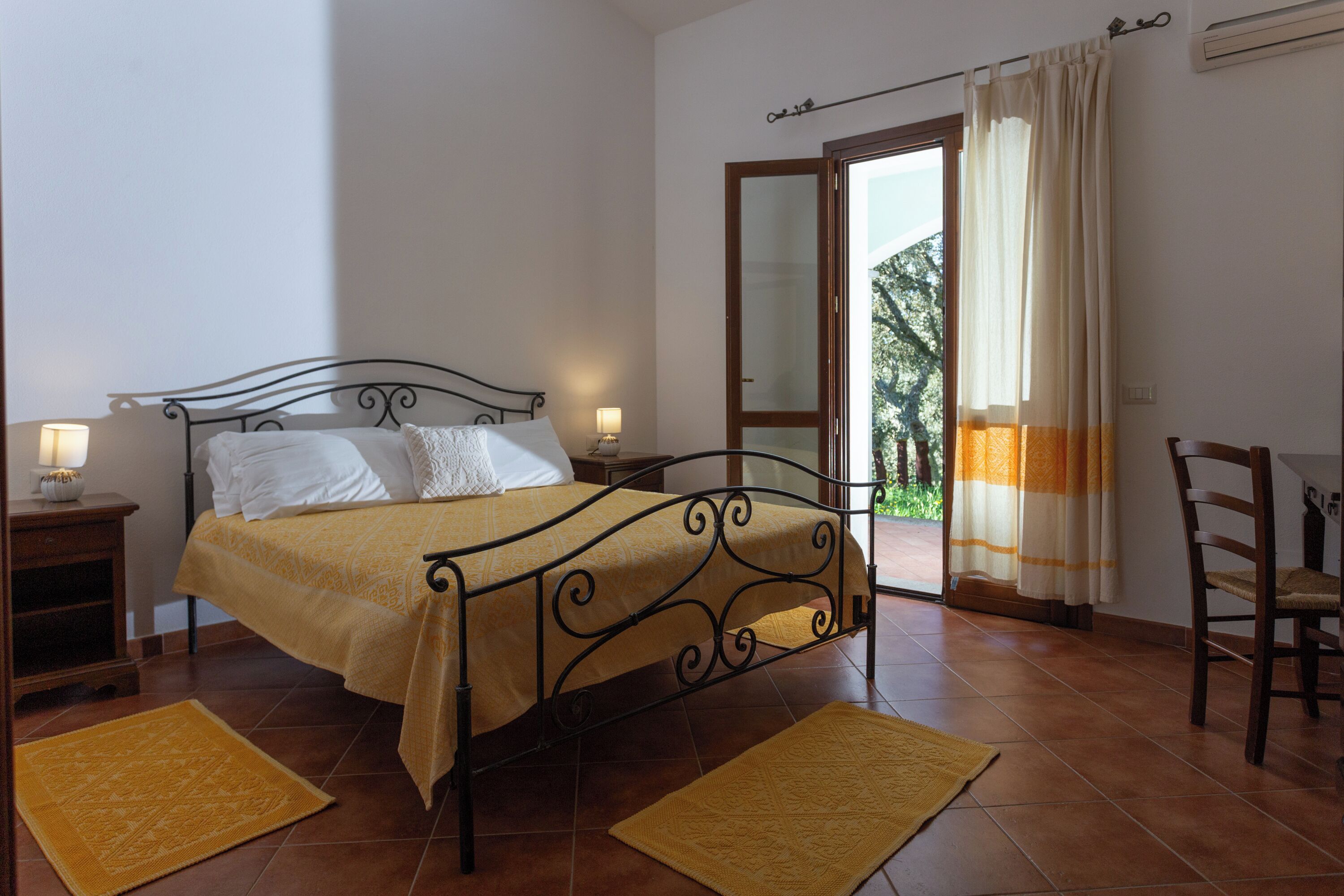 Down duvets, desk, blackout curtains, iron/ironing board