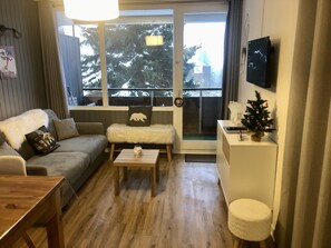 TV - Charming studio cabin 4/6 pers COCOON at 50 m from the slopes (Chamrousse)