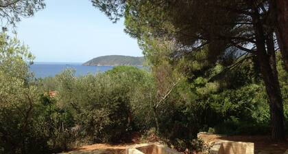 Sea-view cottage a stone's throw from the beach near Capoliveri