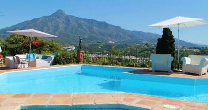 Villa nahe Puerto Banus, Pool & Whirlpool im Garten