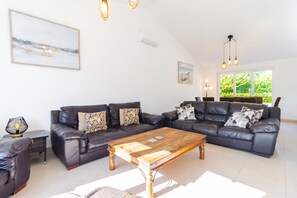 Smart TV, video games, DVD player, table football