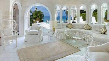 TV, DVD player, stereo