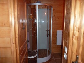 Shower, hair dryer
