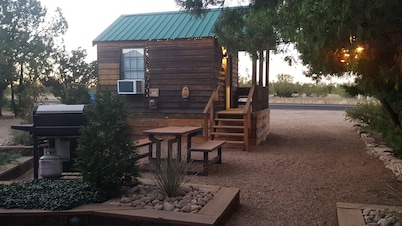 The Roadrunner Tiny Cabin at Palo Duro