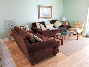 Open and spacious living room