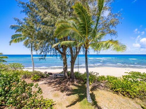 Sunsetbeach Front North Shore Home In Haleiwa