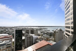 Blick vom Balkon