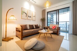 Comfort-Apartment | Wohnbereich | Flachbildfernseher