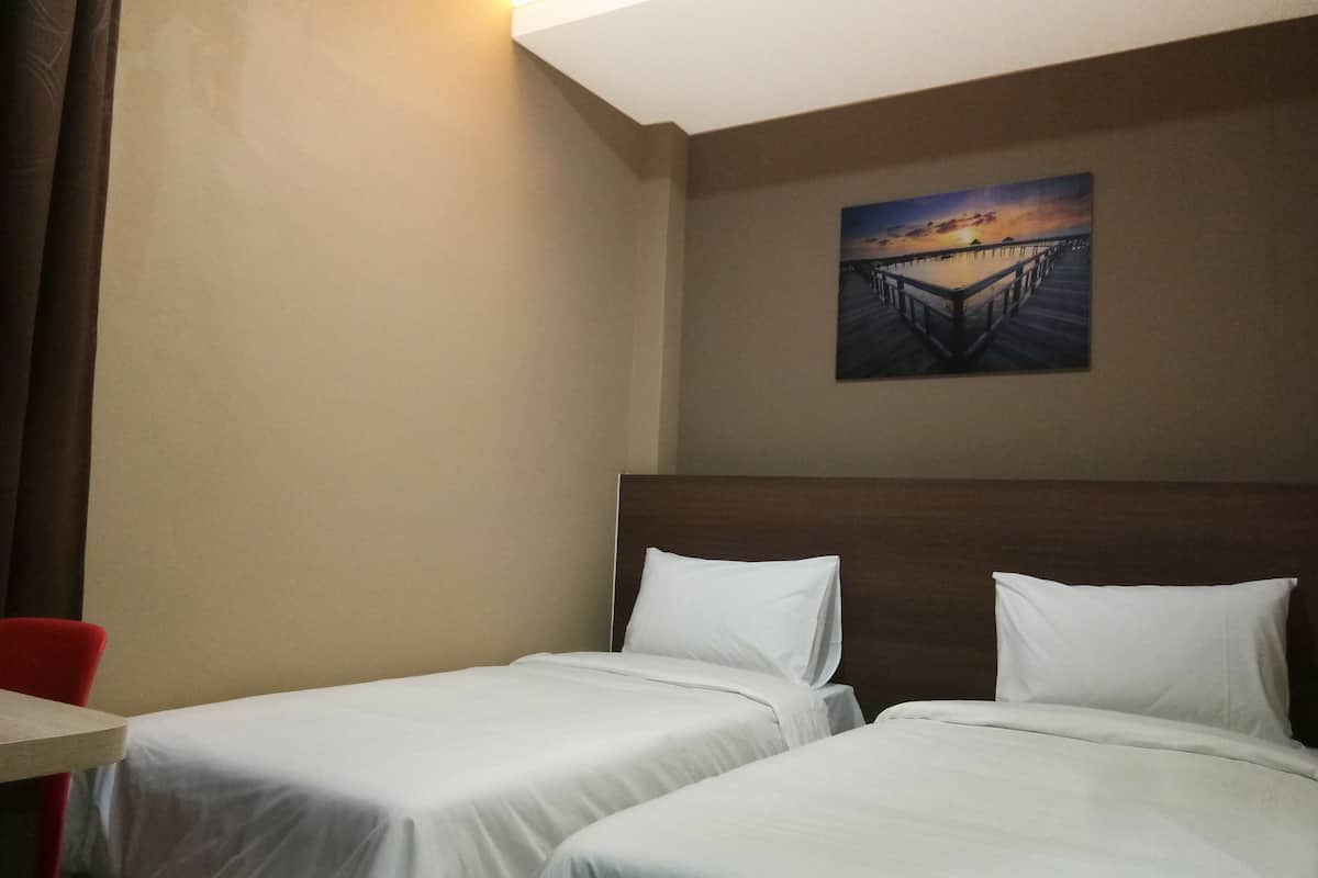 twin room (with window) | desk, blackout curtains, iron/ironing board, free wifi
