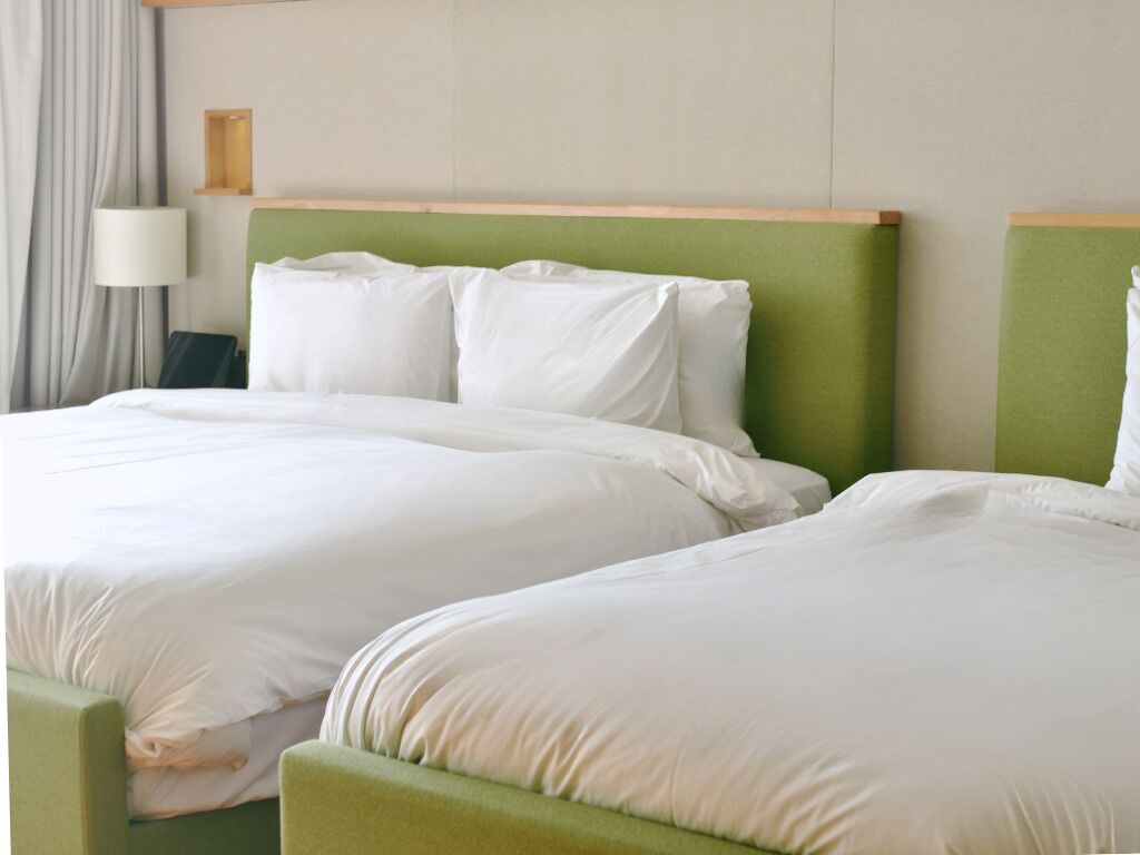 8. Double/Twin Room - Side Sea View | Premium bedding, in-room safe, blackout drapes, soundproofing