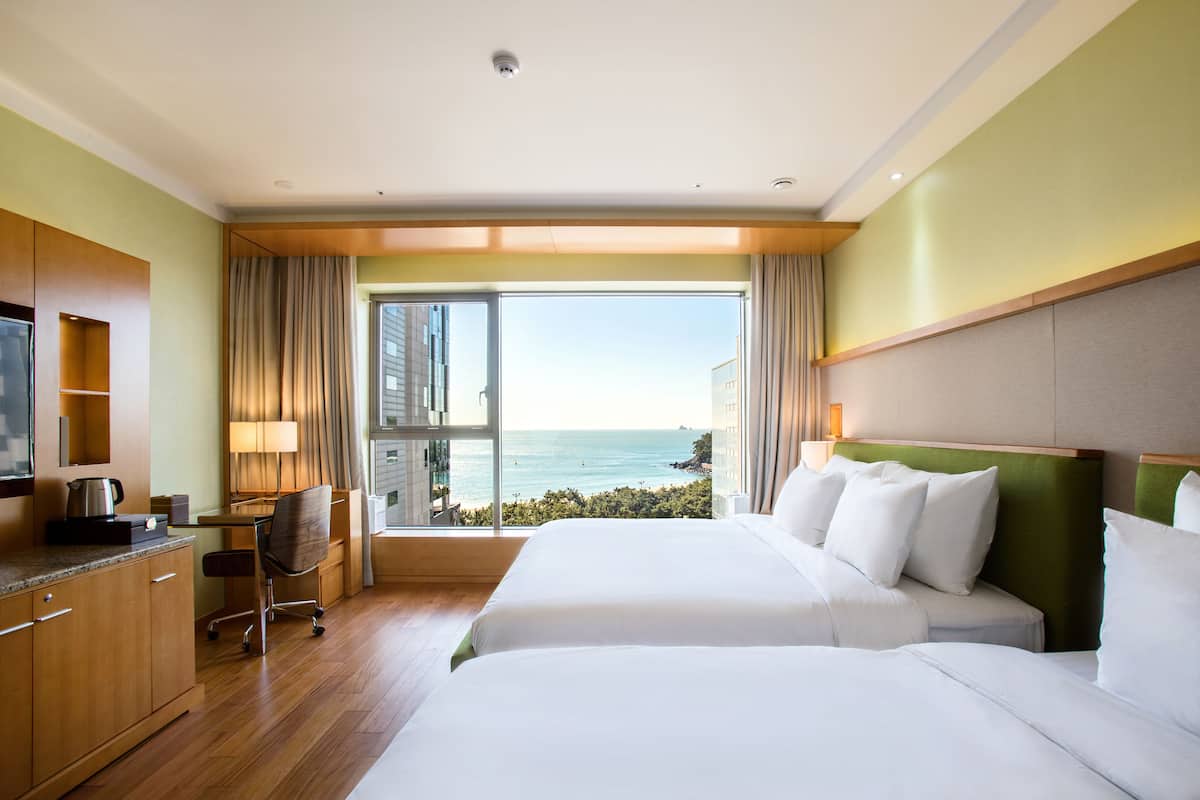 5.Ocean View Family King Room | Premium bedding, in-room safe, blackout drapes, soundproofing
