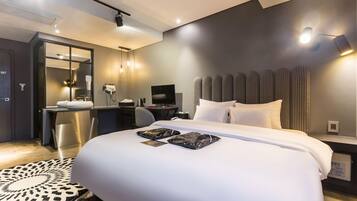 Individually decorated, individually furnished, blackout curtains