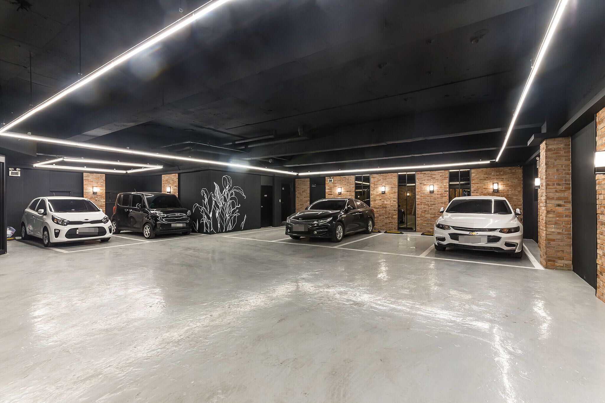 Free self parking, free valet parking