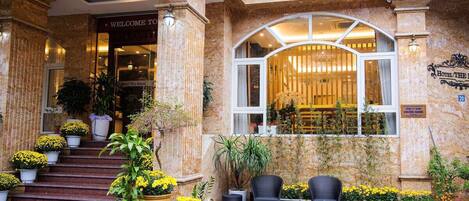 Façade de l’hébergement