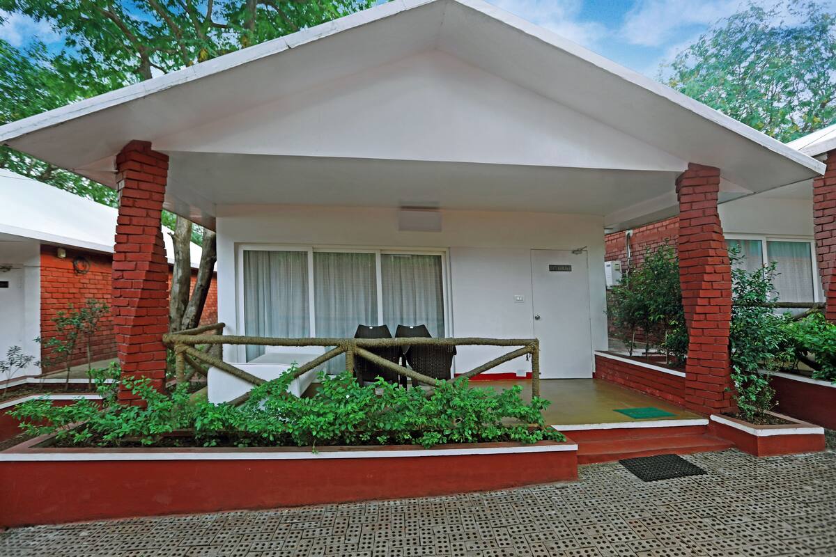 Suíte superluxo, 1 cama King, para não fumantes, vista para a montanha | 1 quarto, roupas de cama premium, cofres nos quartos, escrivaninha