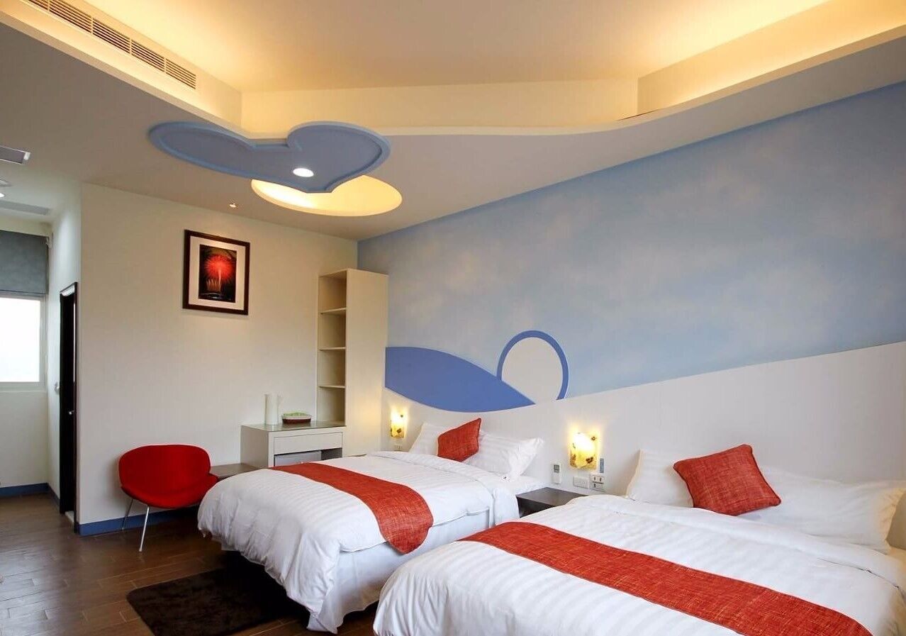 Chambre Quadruple Élite, 2 lits doubles, non-fumeur, vue cour intérieure