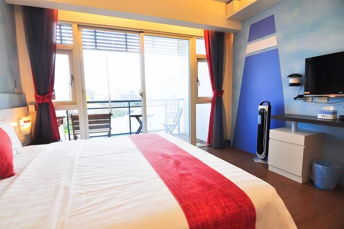 Phòng đôi có thiết kế đặc trưng, 1 giường cỡ queen, không hút thuốc, quang cảnh vườn | Minibar, màn/rèm cản sáng, phòng cách âm 